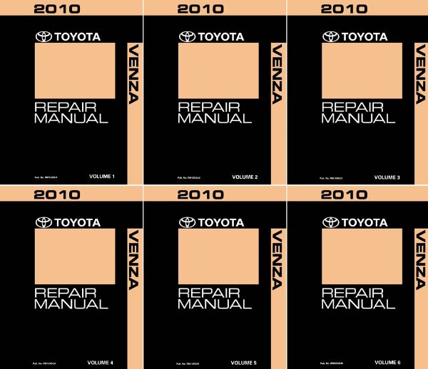 2010 Toyota Venza Factory Shop Service Manual