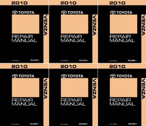 2010 Toyota Venza Factory Shop Service Manual