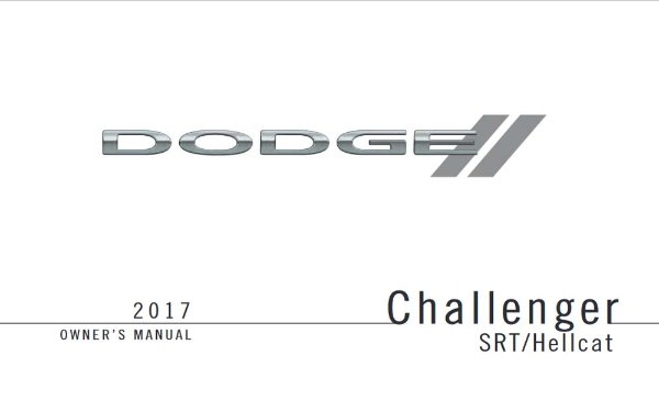 2017 Dodge Challenger SRT Hellcat Owner's Manual