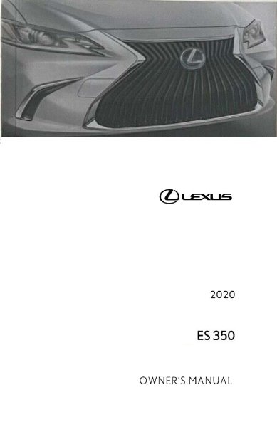 2020 Lexus ES 350 Owner's Manual