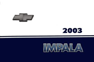 2003 Chevrolet Impala Owner's Manual