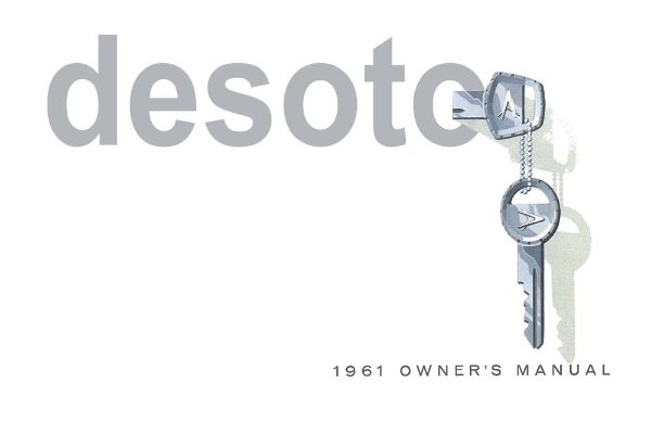 1961 Desoto All Models Owner's Manual