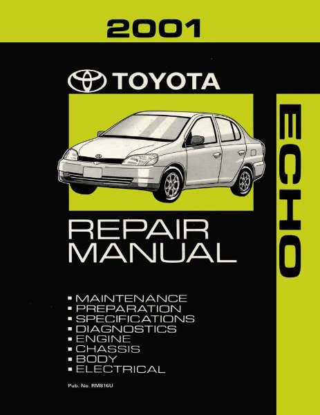 2001 Toyota Echo Factory Shop Service Manual