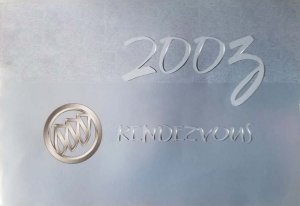 2003 Buick Rendezvous Owner's Manual