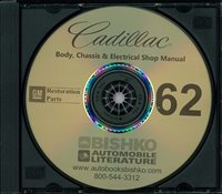 1962 CADILLAC Body, Chassis & Electrical Service Manual sample image