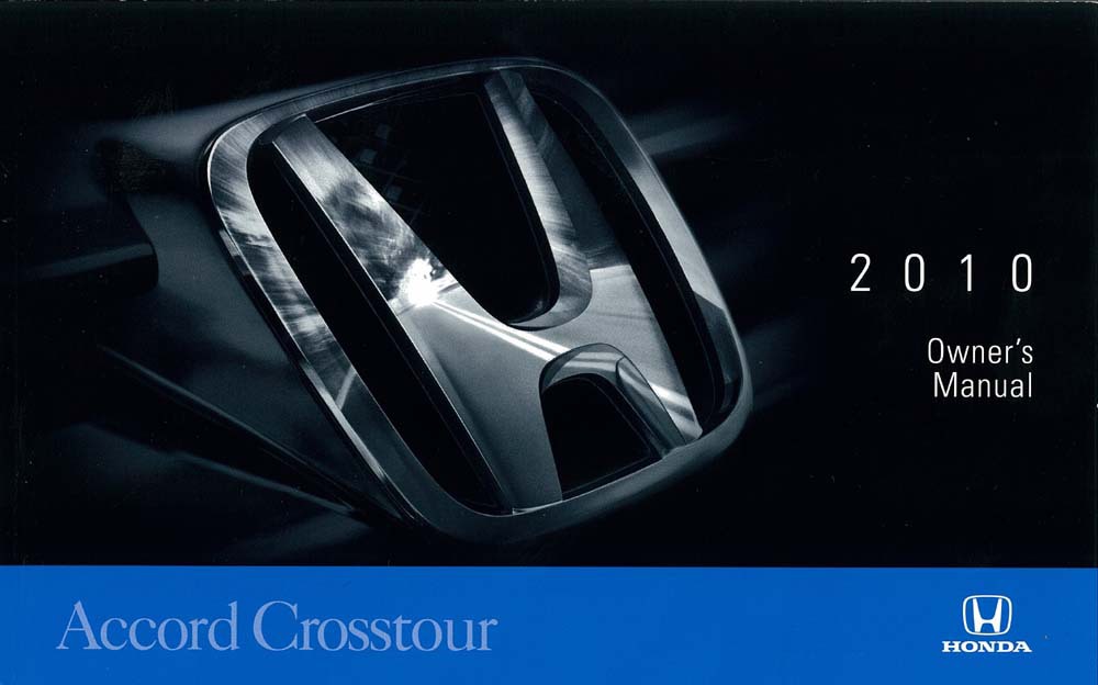2010 Honda Accord Crosstour Owner's Manual