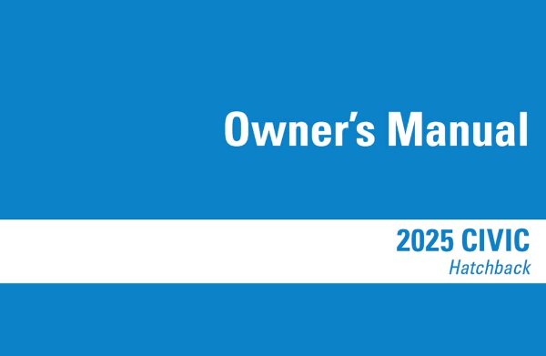 2025 Honda Civic Hatchback Owner's Manual