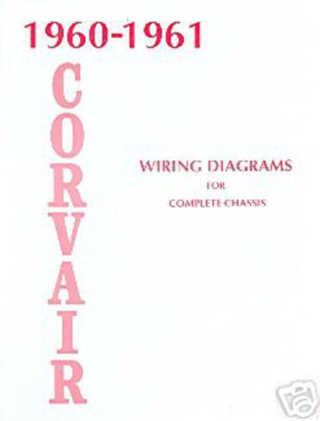 1960–1961 Chevrolet Corvair Wiring Diagrams Manual