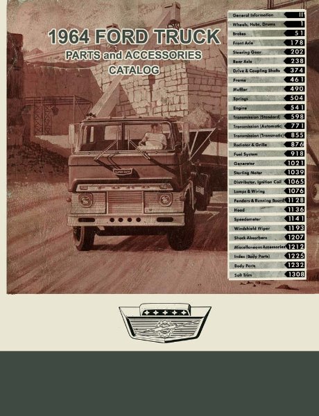 1964 Ford Truck All Models Parts Book
