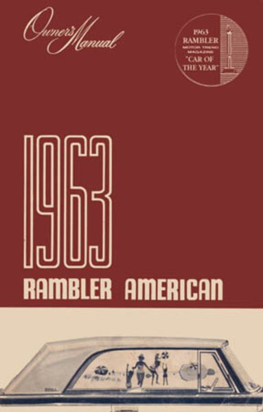 1963 AMC American Owner's Manual