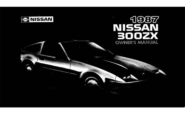 1987 Nissan 300 ZX Owner's Manual