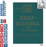 1957 DODGE TRUCK Full Line Body, Chassis & Electrical Service Manual sample image