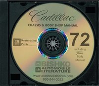 1972 CADILLAC Body, Chassis & Electrical Shop Manual sample image