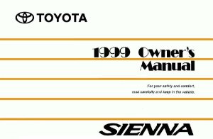 1999 Toyota Sienna Owner's Manual