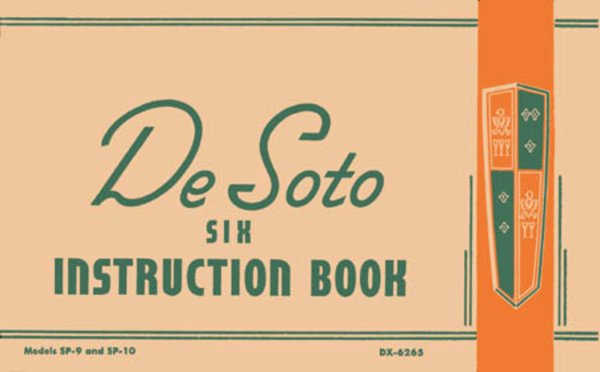 1940 DeSoto Six Owner's Manual
