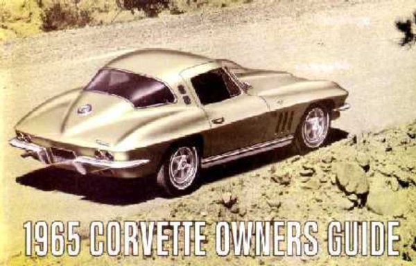 1965 Chevrolet Corvette Owner's Manual