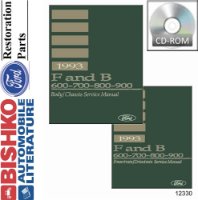 1993 Ford F&B 600-900 Truck Shop Service Repair Manual PDF sample image