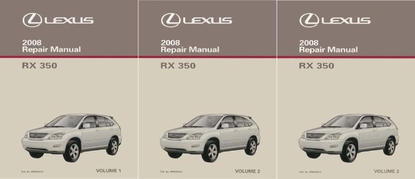 2008 Lexus RX 350 Factory Shop Service Manual