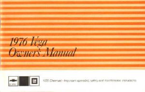 1976 Chevrolet Vega Owner's Manual