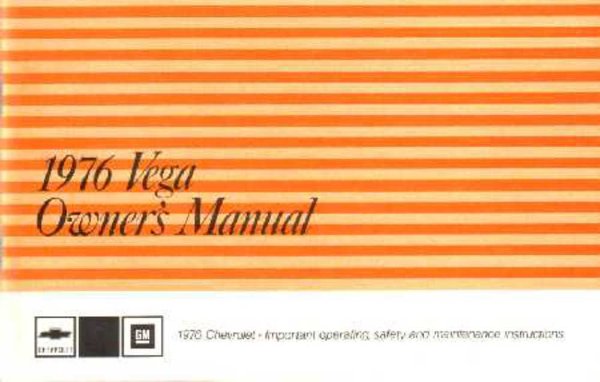 1976 Chevrolet Vega Owner's Manual