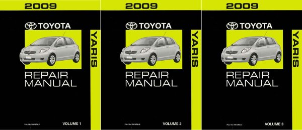 2009 Toyota Yaris Factory Shop Service Manual