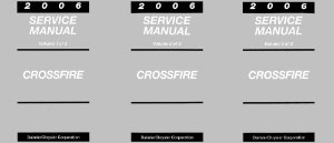 2006 Chrysler Crossfire Factory Shop Service Manual
