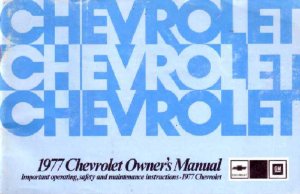 1977 Chevrolet Impala Owner's Manual
