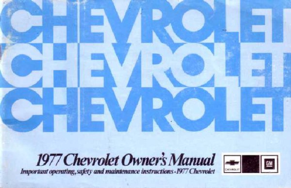 1977 Chevrolet Impala Owner's Manual
