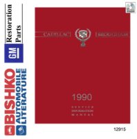 1990 Cadillac Brougham Shop Service Repair Manual PDF sample image