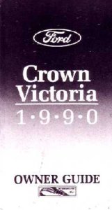 1990 Ford Crown Victoria Owner's Manual