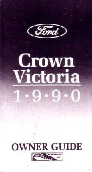 1990 Ford Crown Victoria Owner's Manual