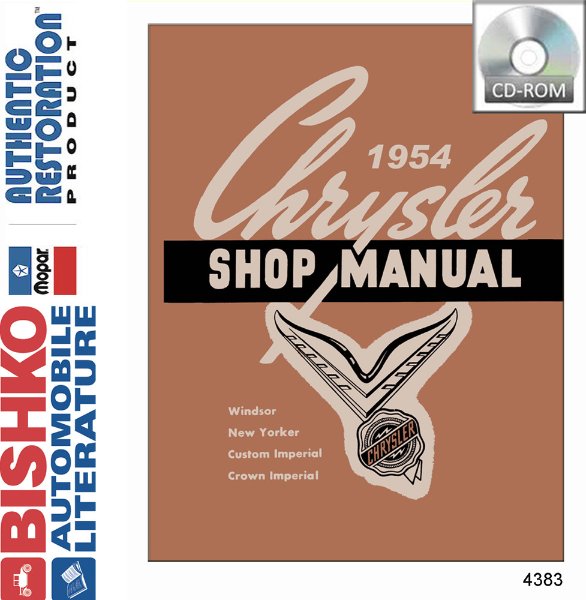 1954 Chrysler All Models Factory Shop Service Manual