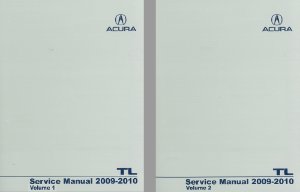 2009–2010 Acura TL Factory Shop Service Manual