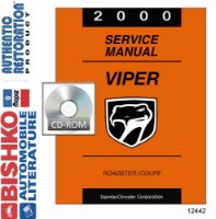 2000 Dodge Viper Factory Shop Service Manual sample image