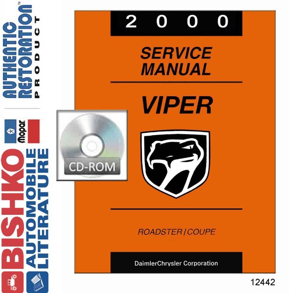 2000 Dodge Viper Factory Shop Service Manual