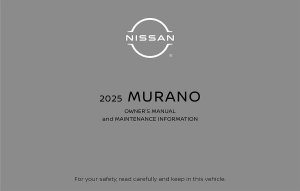 2025 Nissan Murano Owner's Manual