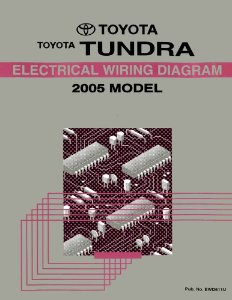 2005 Toyota Tundra Wiring Diagrams Manual