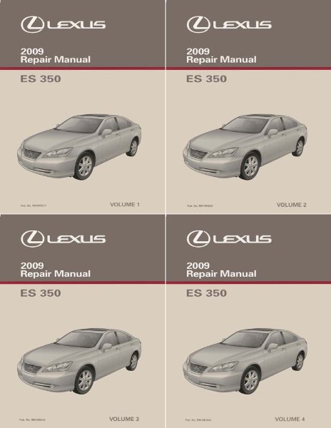 2009 Lexus ES 350 Factory Shop Service Manual
