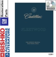 1994 Cadillac Fleetwood Shop Service Repair Manual PDF sample image