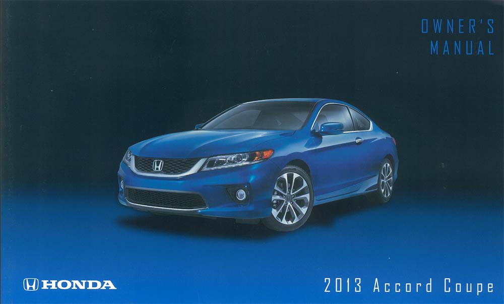 2013 Honda Accord Coupe Owners Manual User Guide