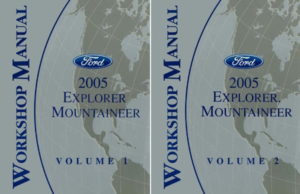 2005 Ford Truck Explorer, Mountaineer Factory Shop Service Manual