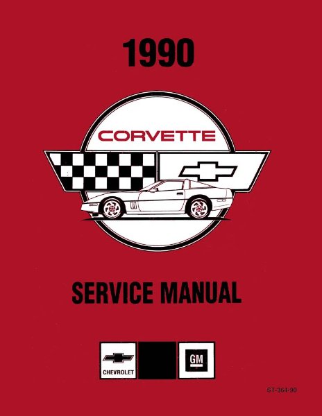 1990 Chevrolet Corvette Factory Shop Service Manual