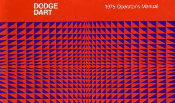 1975 Dodge Dart Owner's Manual