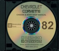 1982 CHEVROLET CORVETTE Body, Chassis & Electrical Service Manual sample image