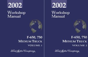 2002 Ford Truck F-650, 750 Factory Shop Service Manual