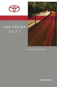 2021 Toyota Land Cruiser Owner's Manual