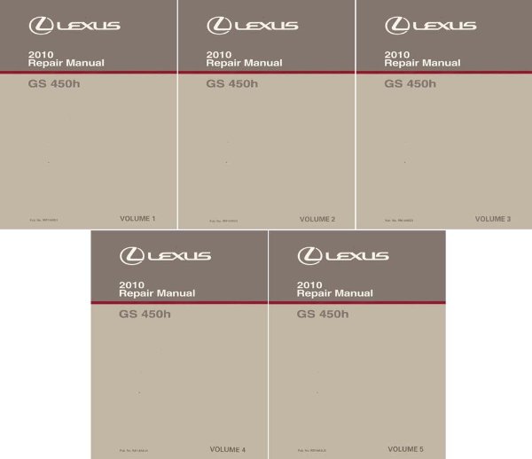 2010 Lexus GS 450h Factory Shop Service Manual