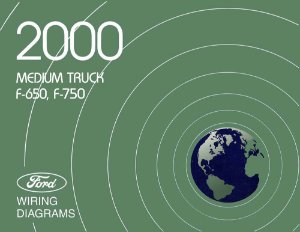 2000 Ford Truck F-650, 750 Wiring Diagrams Manual