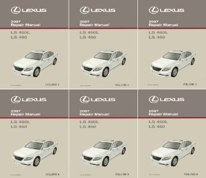 2007 Lexus LS 460 LS 460L Factory Shop Service Manual