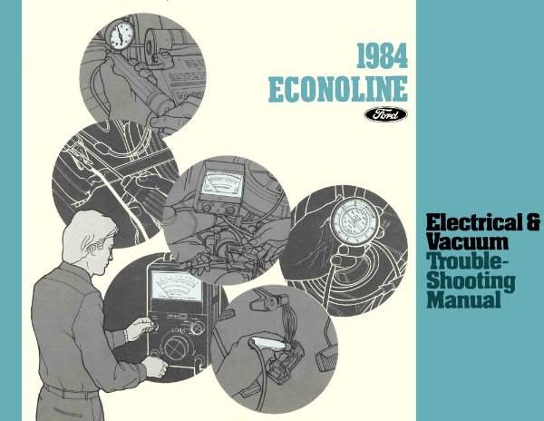 1984 Ford Truck Econoline Wiring Diagrams Manual